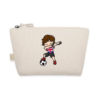 Dabbing Young Football Players United - Organic Pouch - nature - Front
