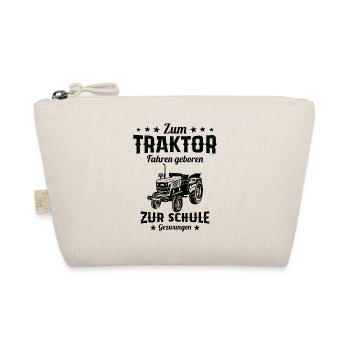 Né pour conduire un tracteur humour cadeau - Trousse biologique - nature - Devant
