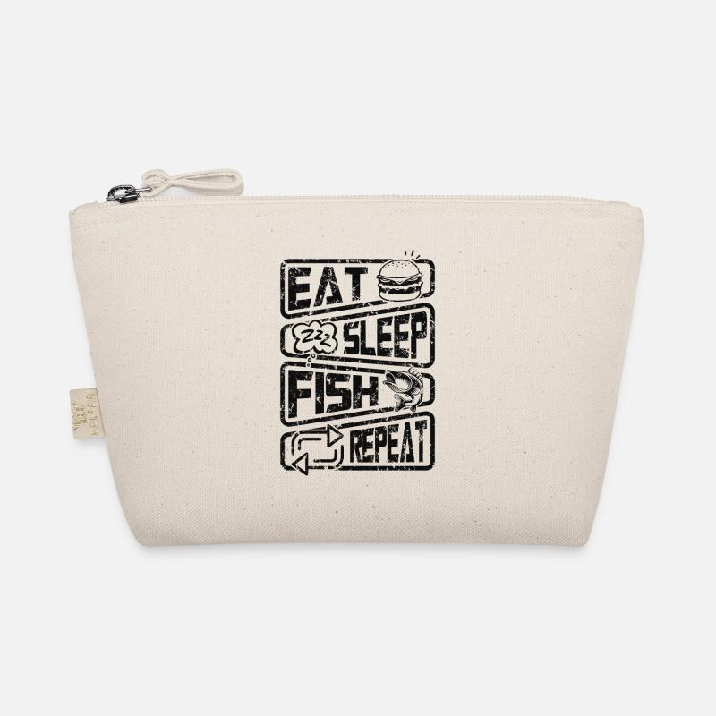 Pêcheur Drôle de pêche Manger Dormir Poisson Répéter Trousse biologique