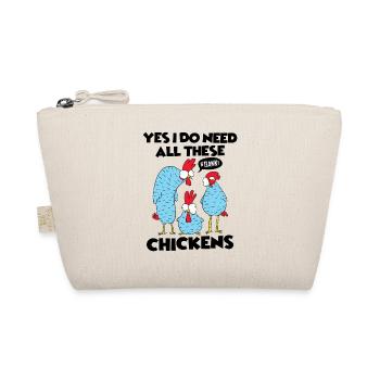 Oui, j’ai vraiment besoin de tous ces poulets drôles de fermier - Trousse biologique - nature - Devant
