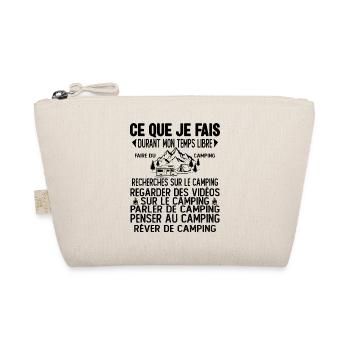 Ce Que Je Fais Pendant Mon Temps Libre Camping - Trousse biologique - nature - Devant