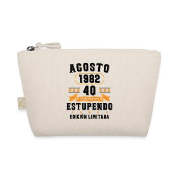 40 Ans Anniversaire Vintage Né(e) en Août 1982 - Trousse biologique - nature - Devant