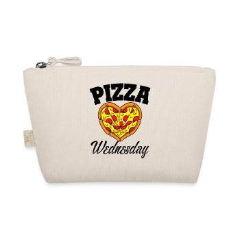 Wednesday Pizza Night Funny Pizza Lover Fast Food - Organic Pouch - nature - Front