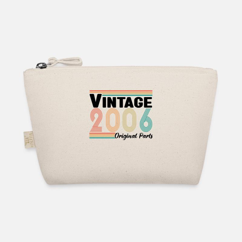 Vintage 2006 Originalteile Geburtstagsgeschenk - Bio-Täschchen - Natur