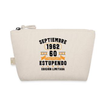 60 Ans Anniversaire Vintage Né(e) Septembre 1962 - Trousse biologique - nature - Devant