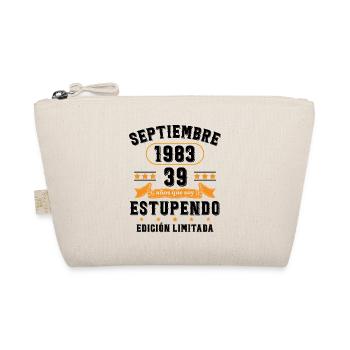 39 Ans Anniversaire Vintage Né(e) Septembre 1983 - Trousse biologique - nature - Devant