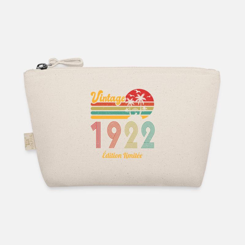 Vintage 1922 Jubiläum Geschenkidee Bio-Täschchen