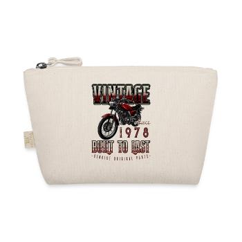 Vintage Motorrad Biker Motorrad Geburtstag 1978 - Bio-Täschchen - Natur - Vorne