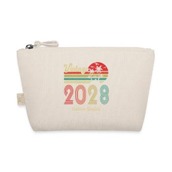 vintage 2028 Vintage Anniversaire Idée Cadeau 2028 - Trousse biologique - nature - Devant