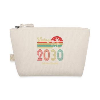 vintage 2030 Vintage Anniversaire Idée Cadeau 2030 - Trousse biologique - nature - Devant