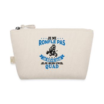 Je Ne Ronfle Pas Je Rêve Que Je Suis Un Quad - Trousse biologique - nature - Devant