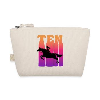 Fille d’équitation, j’ai 10 ans, les enfants 10. - Trousse biologique - nature - Devant