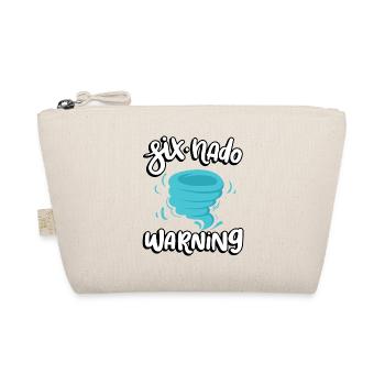 Six-nado Warning 5th Birthday | Tornado - Organic Pouch - nature - Front