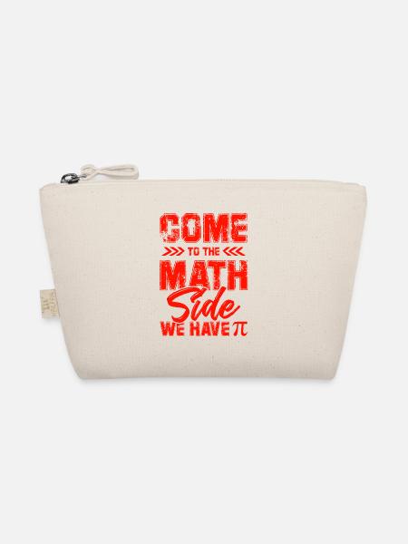 Spruch mathematik - Organic Pouch - nature - Front