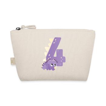 4ème anniversaire | | d’anniversaire de dinosaure - Trousse biologique - nature - Devant
