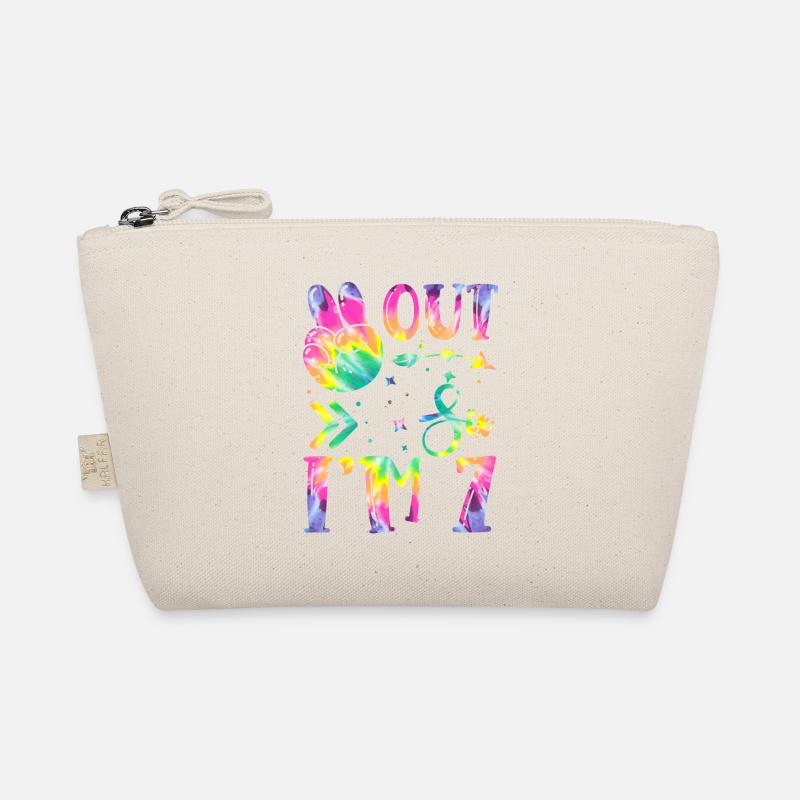Peace Out Six Je suis 7 | | d’anniversaire sur le thème de Tie Dye Trousse biologique