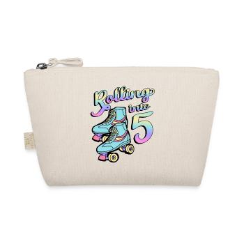 Rouler dans 5 patineurs à roulettes Patins 5e anniversaire - Trousse biologique - nature - Devant