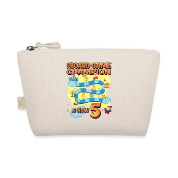 This board game Champion is now 5 | - Organic Pouch - nature - Front