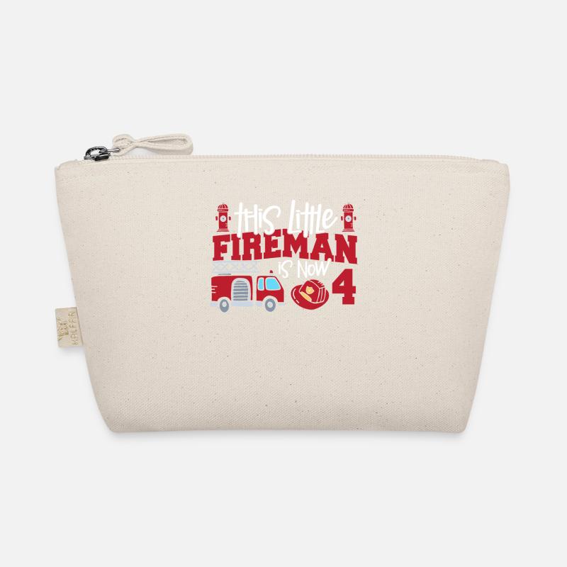 This little firefighter is now 4, Organic Pouch