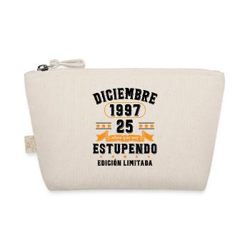 25 Ans Anniversaire Vintage Né(e) en Décembre 1997 - Trousse biologique - nature - Devant