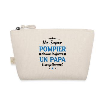 Pompier futur papa sapeur pompier anniversaire - Trousse biologique - nature - Devant