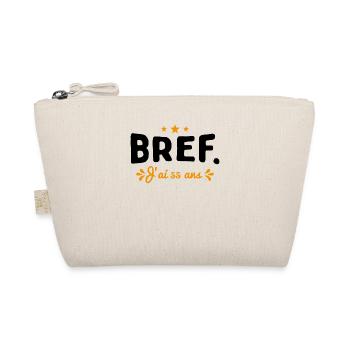 Bref J'Ai 55 Ans Cadeau - Trousse biologique - nature - Devant