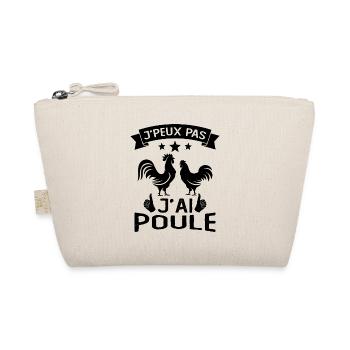 I Can't I Have Hen - Organic Pouch - nature - Front