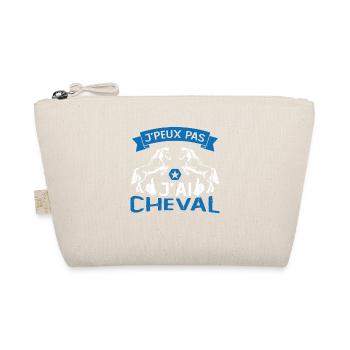 Je Peux Pas J'ai Cheval Équitation Cavalier Poney - Trousse biologique - nature - Devant