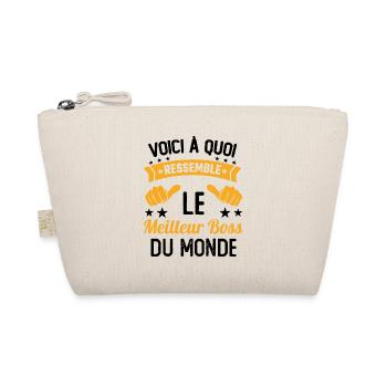 Homme Meilleur Boss Du Monde Cadeau - Trousse biologique - nature - Devant
