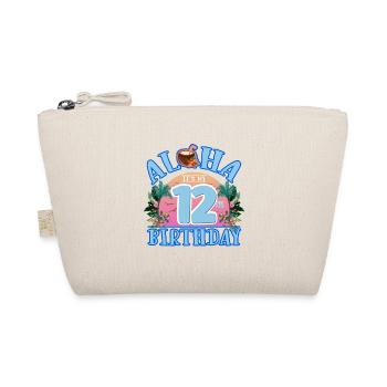 Aloha Es Ist Mein 12. Geburtstag Kokosnuss - Bio-Täschchen - Natur - Vorne
