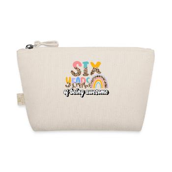 Six ans d’être génial modèle de peau d’animal - Trousse biologique - nature - Devant