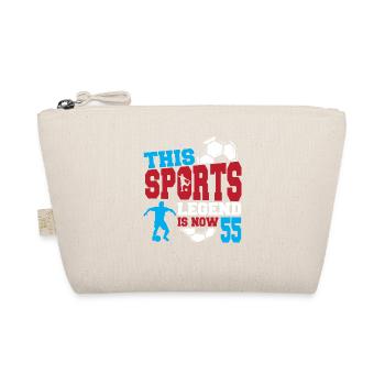 This sports legend is now 55, football game 55. - Organic Pouch - nature - Front