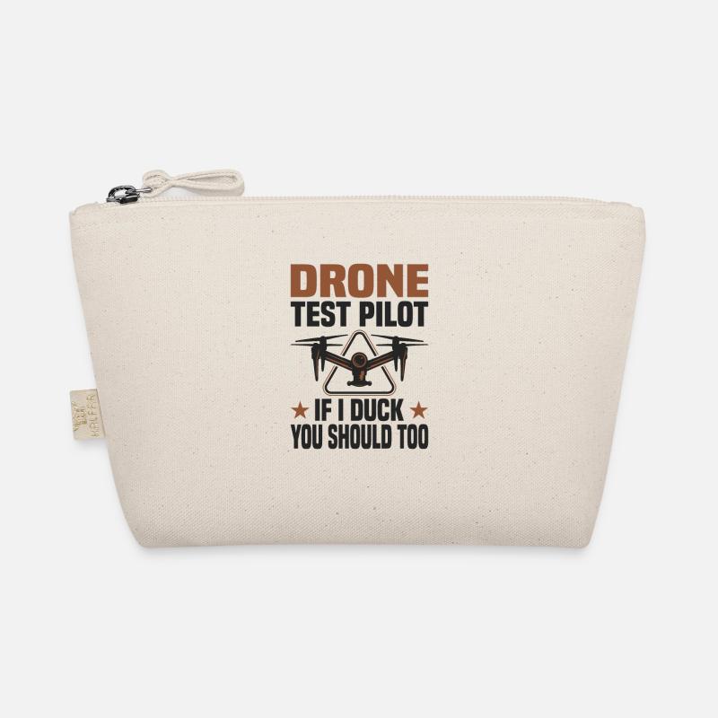 Drone Pilot Fpv Quadcopter Racing Drone Flying - Organic Pouch - nature