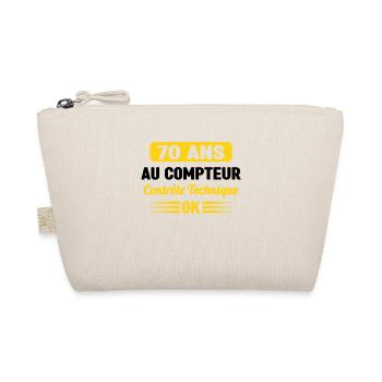 70 Ans Au Compteur Humour 70eme Anniversaire - Trousse biologique - nature - Devant