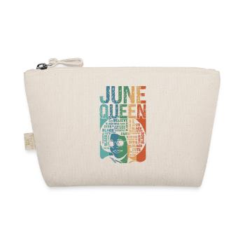 June - Month of birth of the Queen - Celebrate the - Organic Pouch - nature - Front