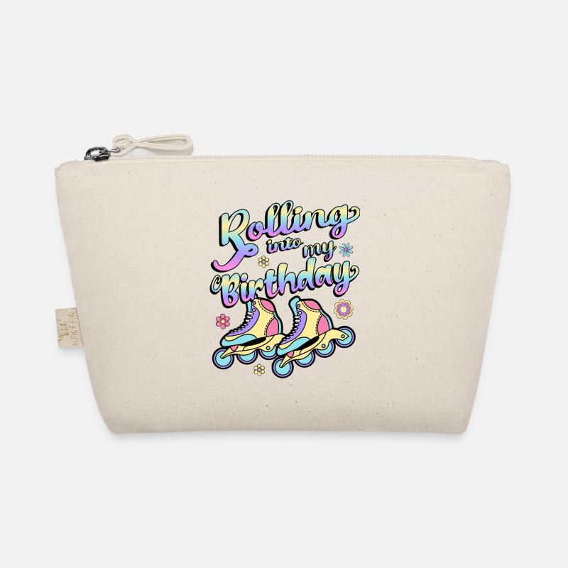 Rolling Into My Birthday Roller Skater Inline Bio-Täschchen