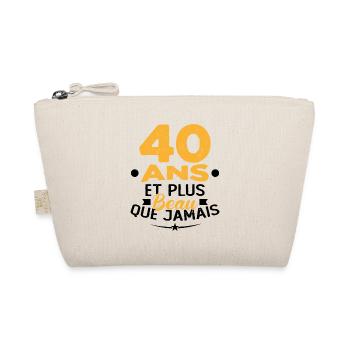 40 Ans et plus beau que jamais - Trousse biologique - nature - Devant