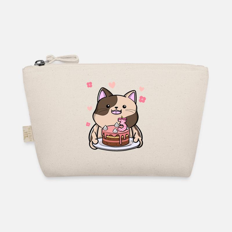 Le chat potelé tient un gâteau d’anniversaire 3. Trousse biologique