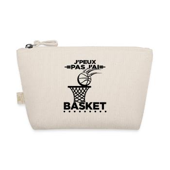 J'Peux pas j'ai Basket Idée Joueur BasketBall - Trousse biologique - nature - Devant