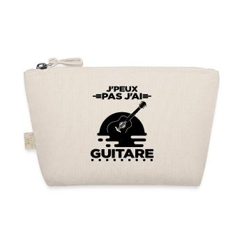 J'Peux Pas J'Ai Guitare Musicien Cadeau De Guitare - Trousse biologique - nature - Devant