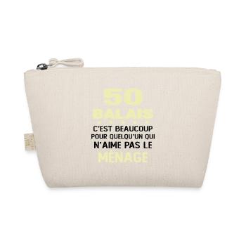 50 balais Drôle Cadeau Anniversaire 50 ans - Trousse biologique - nature - Devant