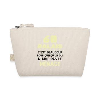 60 balais Drôle Cadeau Anniversaire 60 ans - Trousse biologique - nature - Devant