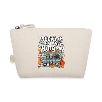 Medicine for Happiness in Autumn Weekdays Days - Organic Pouch - nature - Front