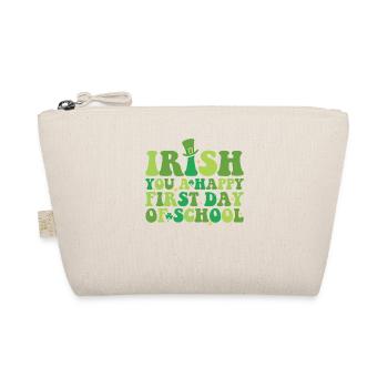 Irish You A Happy First Day Of School Grüne - Organic Pouch - nature - Front