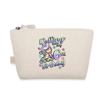 Rouler dans mon 6e anniversaire Roller Skater Inline - Trousse biologique - nature - Devant