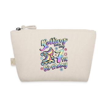 Rouler dans mon 7e anniversaire Roller Skater Inline - Trousse biologique - nature - Devant