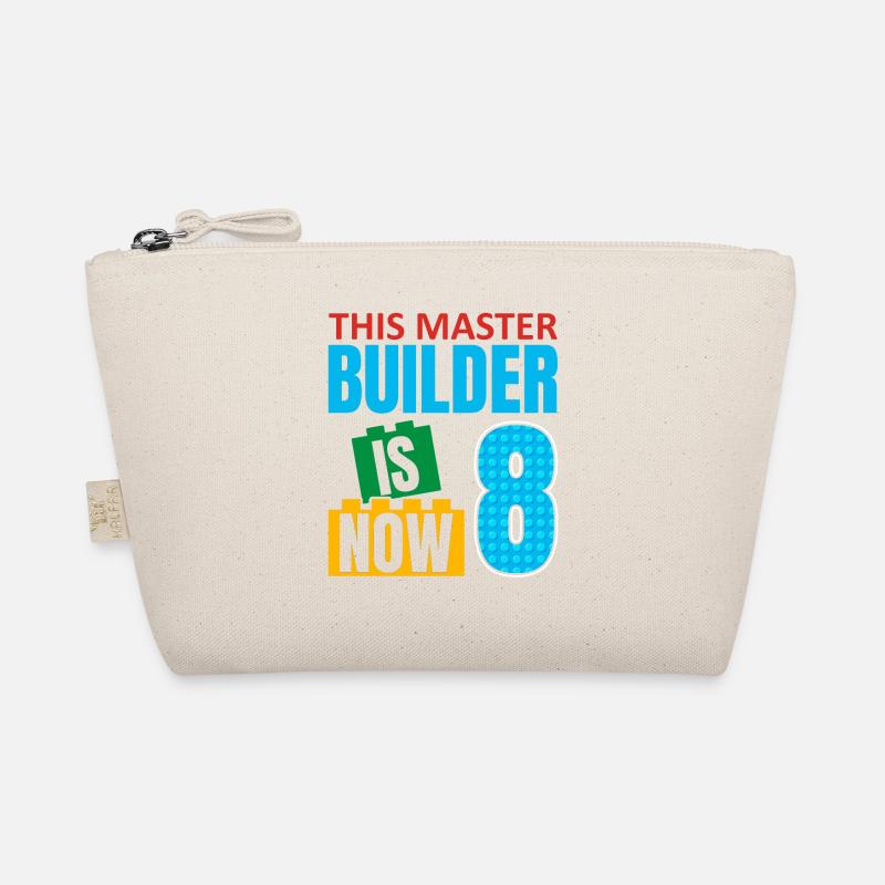 This Builder Is Now 8, Toy Blocks 8. Organic Pouch