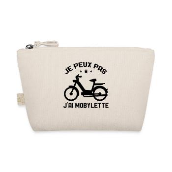 Je Peux Pas J'ai Mobylette Cadeau - Trousse biologique - nature - Devant