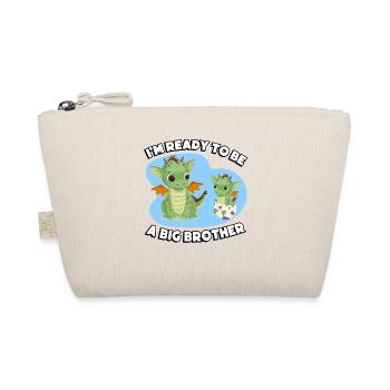 I'm ready to be a big brother - Organic Pouch - nature - Front