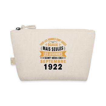 Les Légendes Sont Nées En Septembre 1922 Cadeau - Trousse biologique - nature - Devant